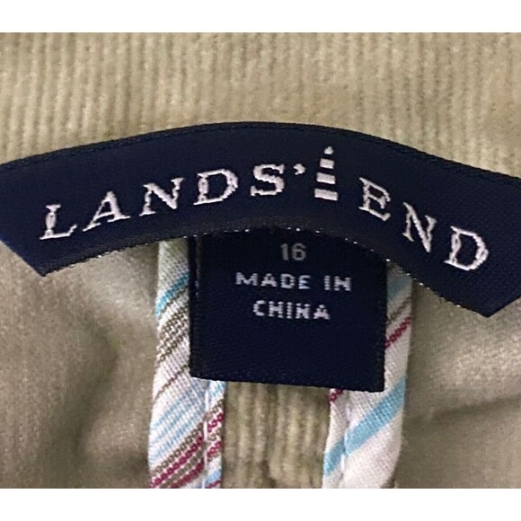 Lands' End Corduroy Khaki Jacket - Picture 12 of 12